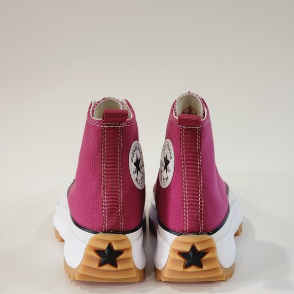 Converse Run Star Hike Hi 'Midnight Hibiscus' Pink Platform Sneakers 172362C NWT - Picture 5 of 6